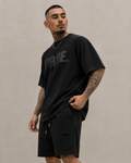 FIRME. Black Oversized Tee