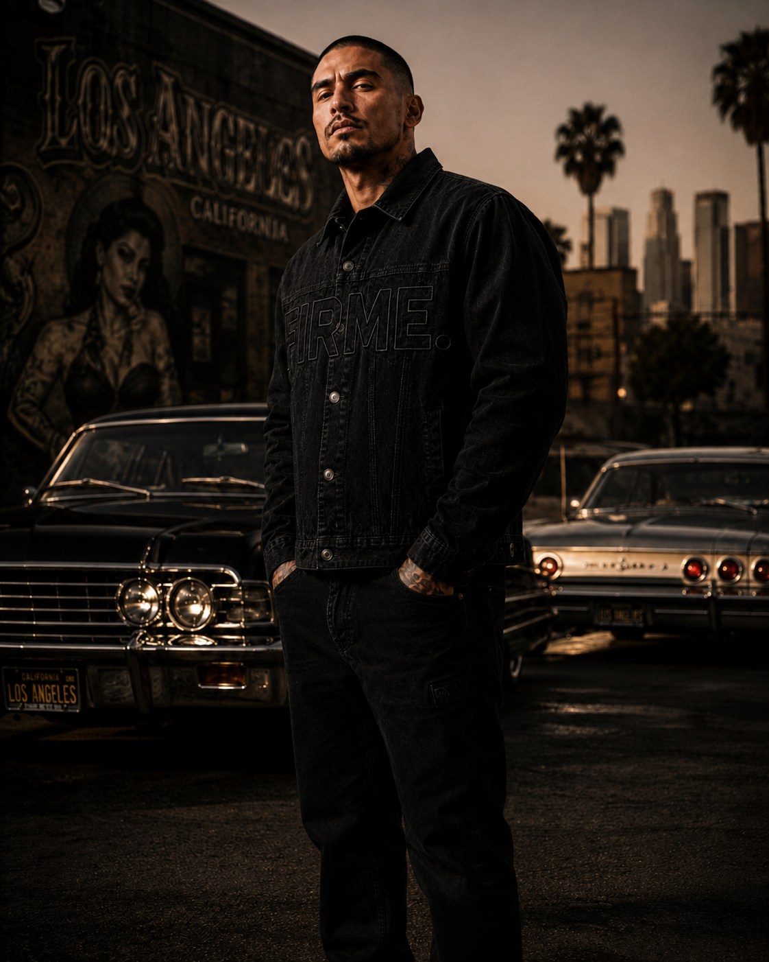 FIRME. Black Denim Jacket