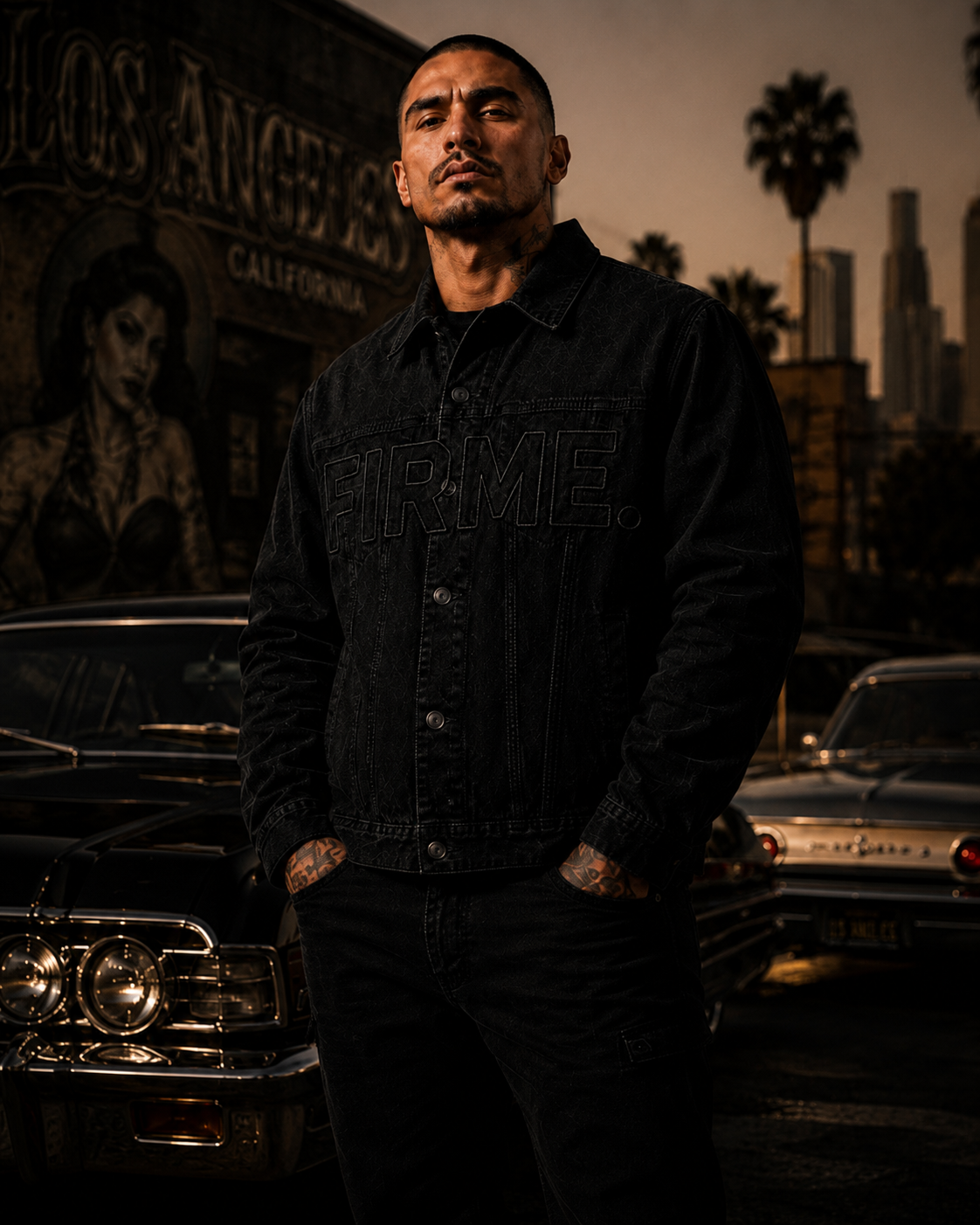 FIRME. Black Denim Jacket